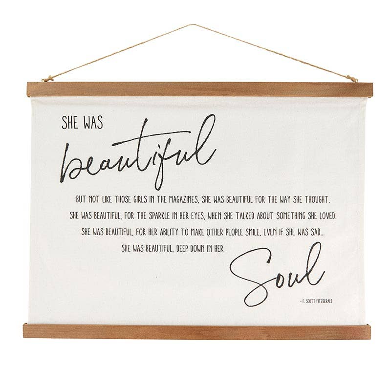 Framed Canvas Banner Large Beautiful