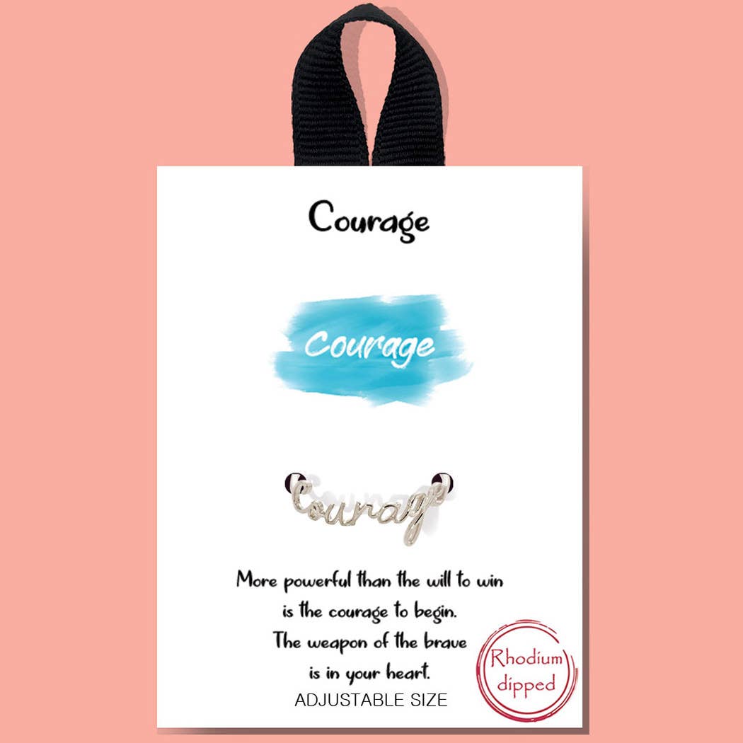 COURAGE Adjustable Ring