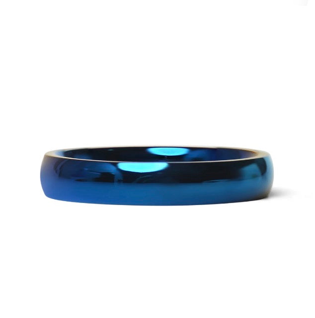 Stainless steel Blue Ring