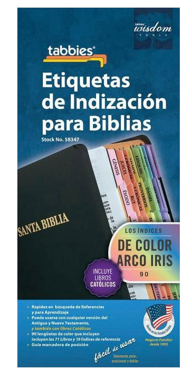 Etiqueta de Indización para Biblias/ Bible book labels