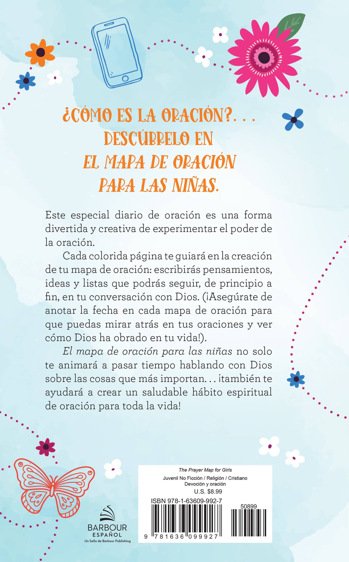 El mapa de oración para las niñas
