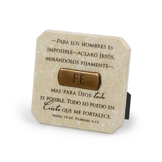 Plaque Bronze Fe
