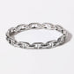 Two-Tone Linked Chain Design Gold Plated Bracelet