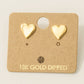 Gold Dipped Polished Mini Stud Earrings