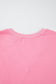 Solid Color V Neck Short Puff Sleeve Blouse | S-4X