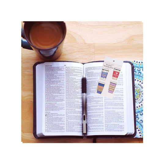 Magnet Bookmark 4 Pc Coffee