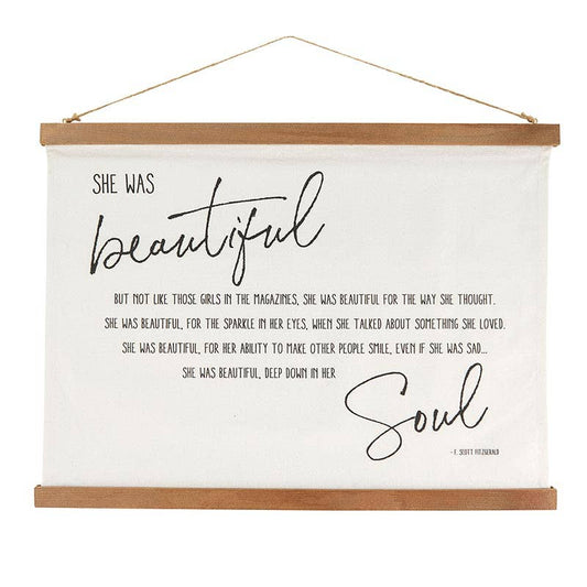 Framed Canvas Banner Large  Beautiful
