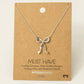 Ribbon Bow Pendant Necklace