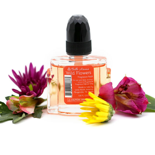 Belle Aroma Fragrance Oil Refill 4 Plugables® Wild Flowers