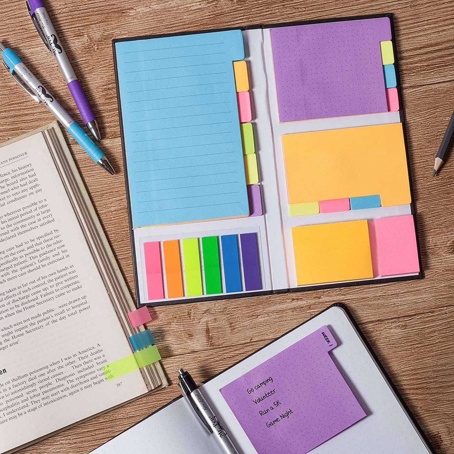 Mr. Pen Sticky Notes Set - 410 Tabs for Organization