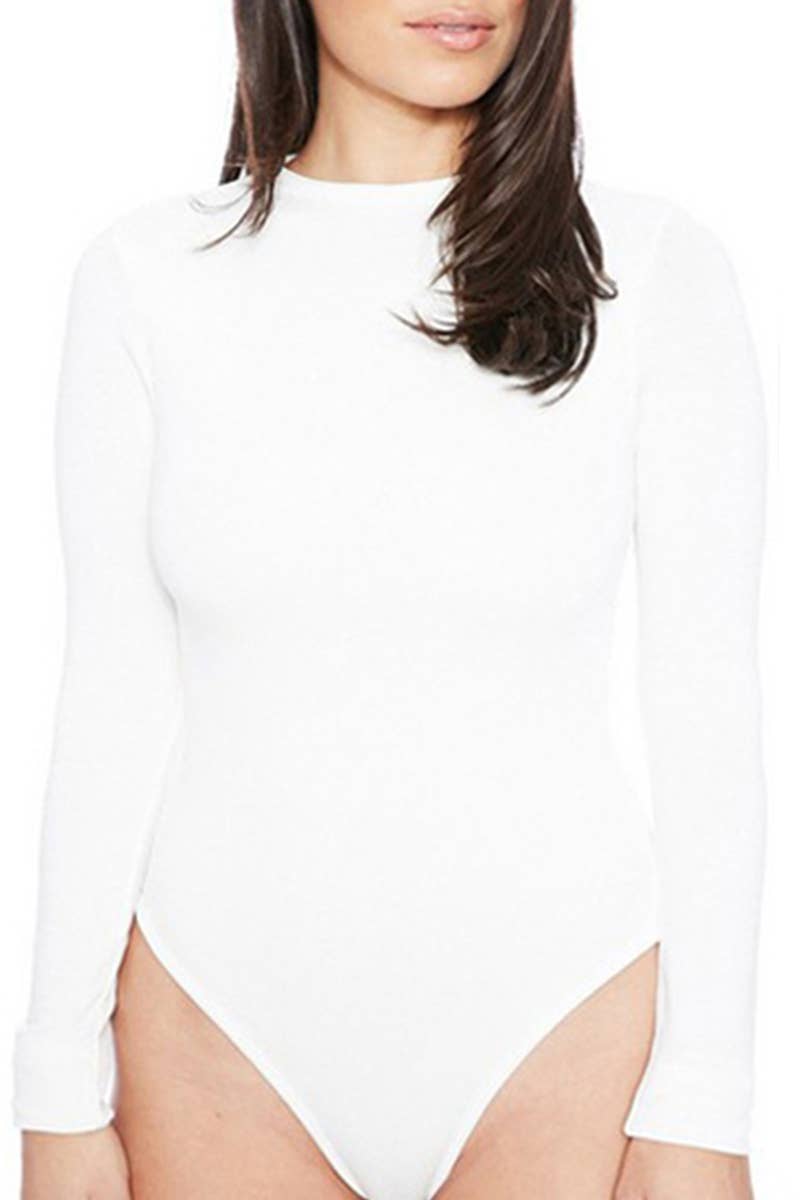 WOMEN CREW NECK LONG SLEEVE BODYSUIT_CWSBSL0022