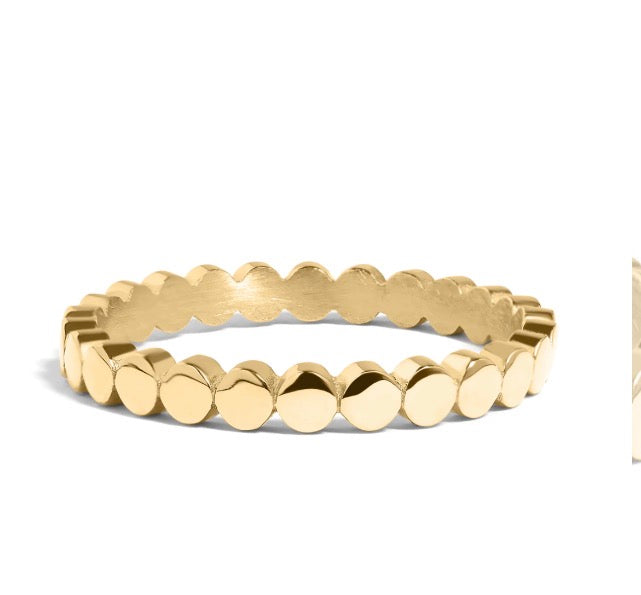 Stainless steel flat circle Ring