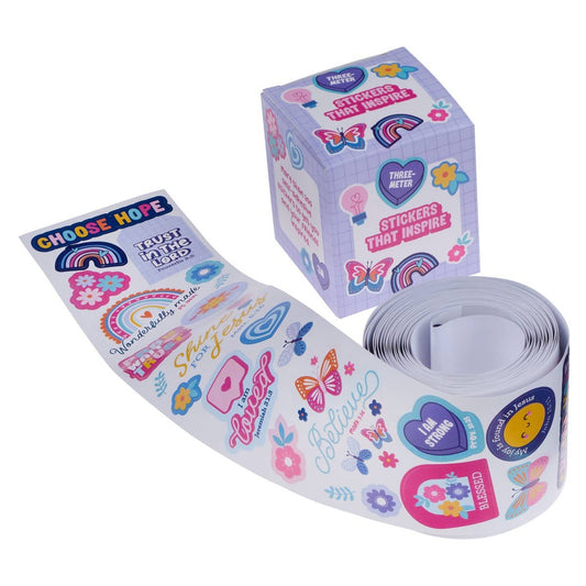 Sticker Roll Inspirational Shine For Jesus Matt. 5:16