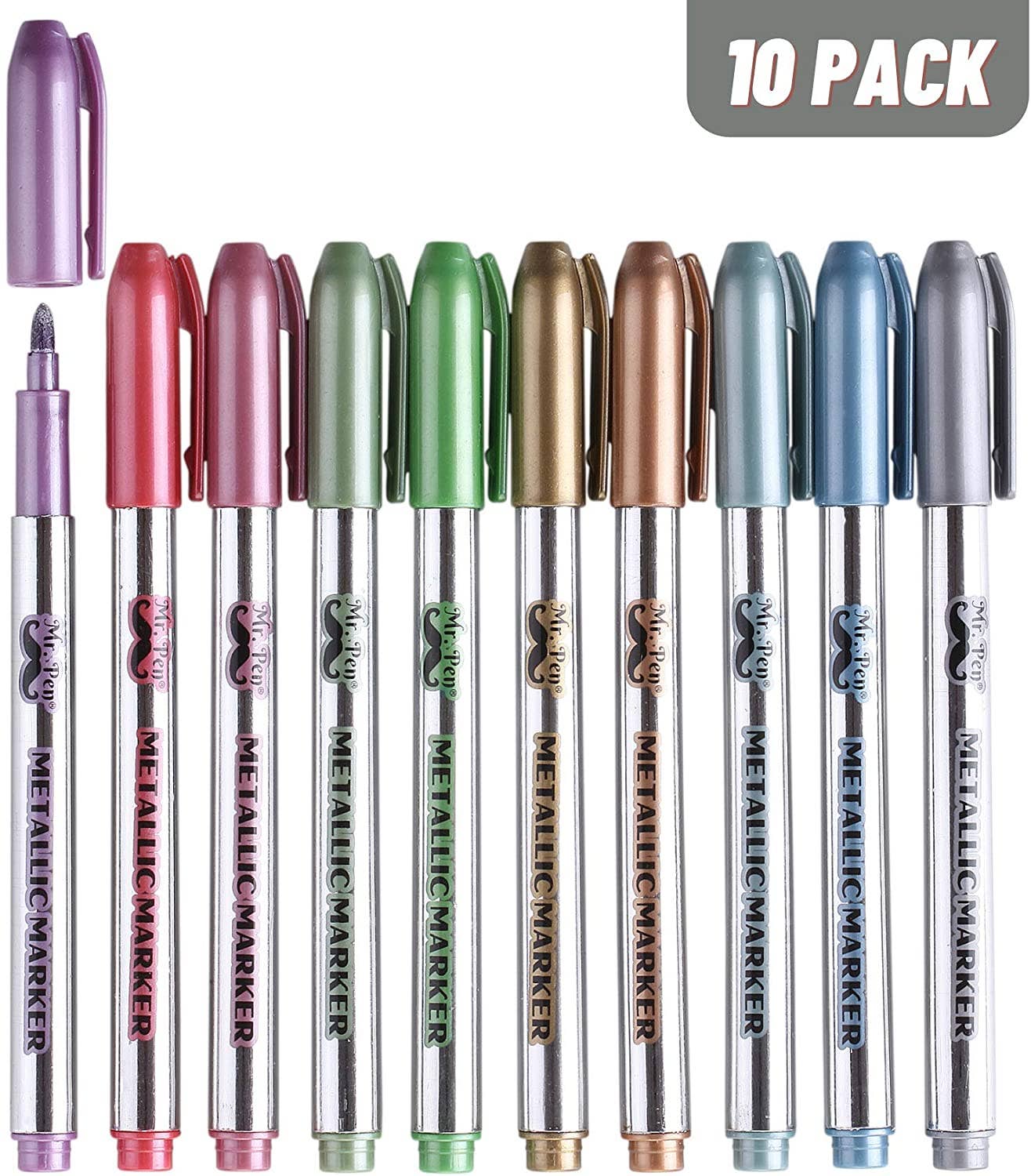 Mr. Pen Metallic Markers: Vibrant Colors for Art