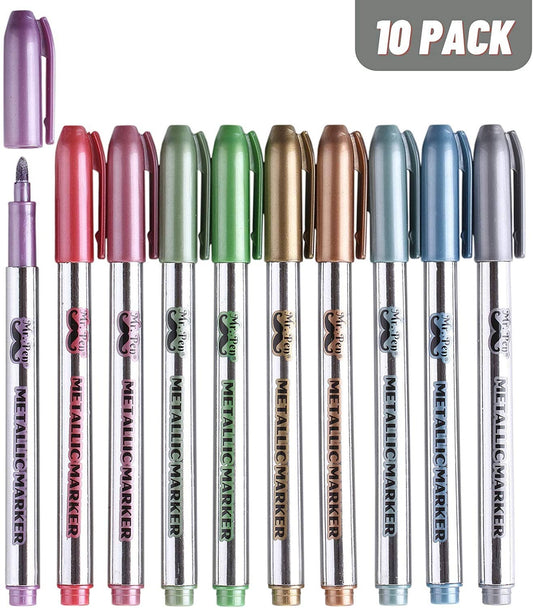 Mr. Pen Metallic Markers: Vibrant Colors for Art