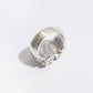 Two Tone Textured Band Ring