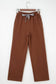FB Leopard Drawstring Fleece Lined Elastic Waist Pants