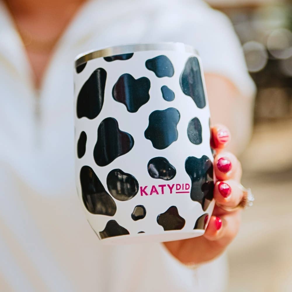 Cow Print Wholesale Stainless Steel Wine Tumbler