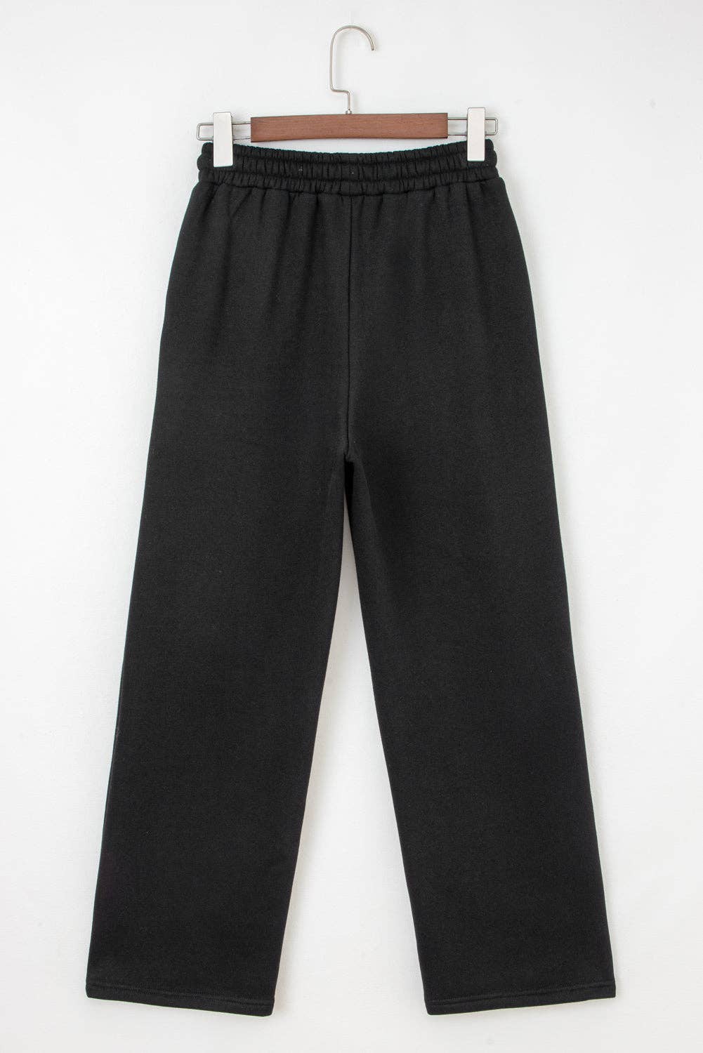 FB Leopard Drawstring Fleece Lined Elastic Waist Pants