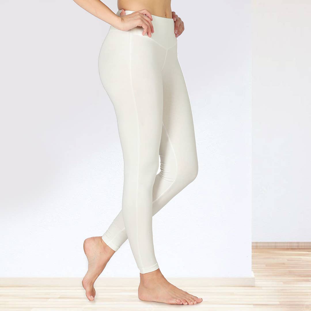 `.Tummy control waistband leggings