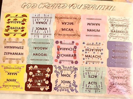 DIY Bible Book tabs