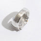 Two Tone Textured Band Ring