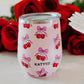 Cherry Bow Wholesale Valentine's WINE TUMBLER Cup