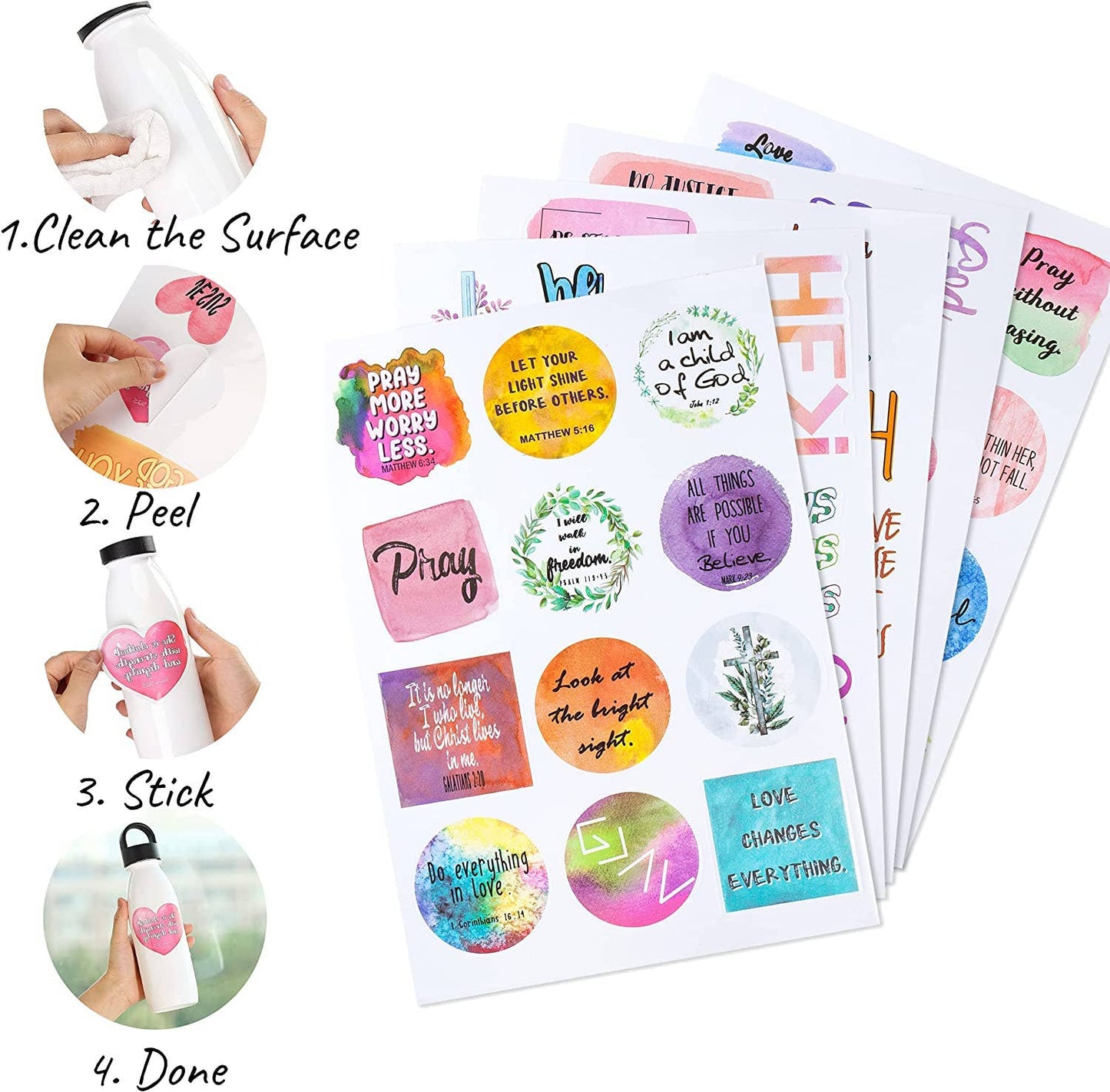 Christian Stickers for Faith and Inspiration