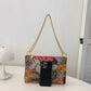 Embroidered Sequin Hand-held Chain Bag