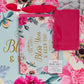 Bless You & Keep You Pink Floral Large Landscape Gift Bag