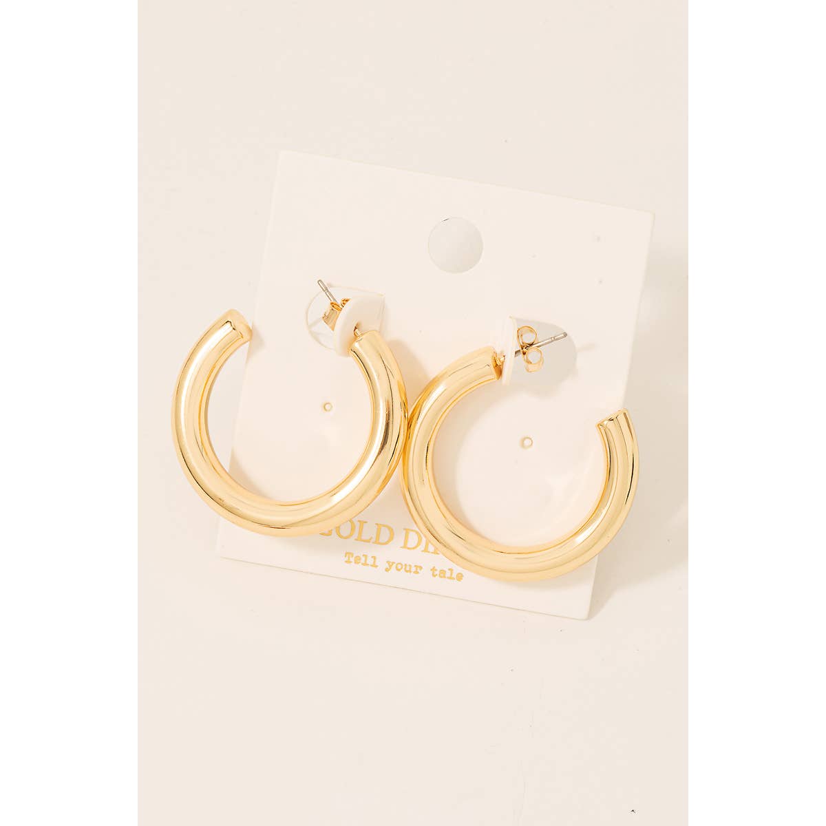 Tube Hoop Earrings