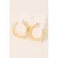 Tube Hoop Earrings