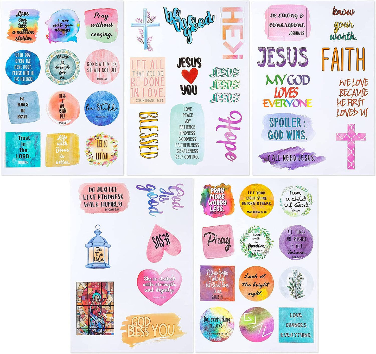 Christian Stickers for Faith and Inspiration