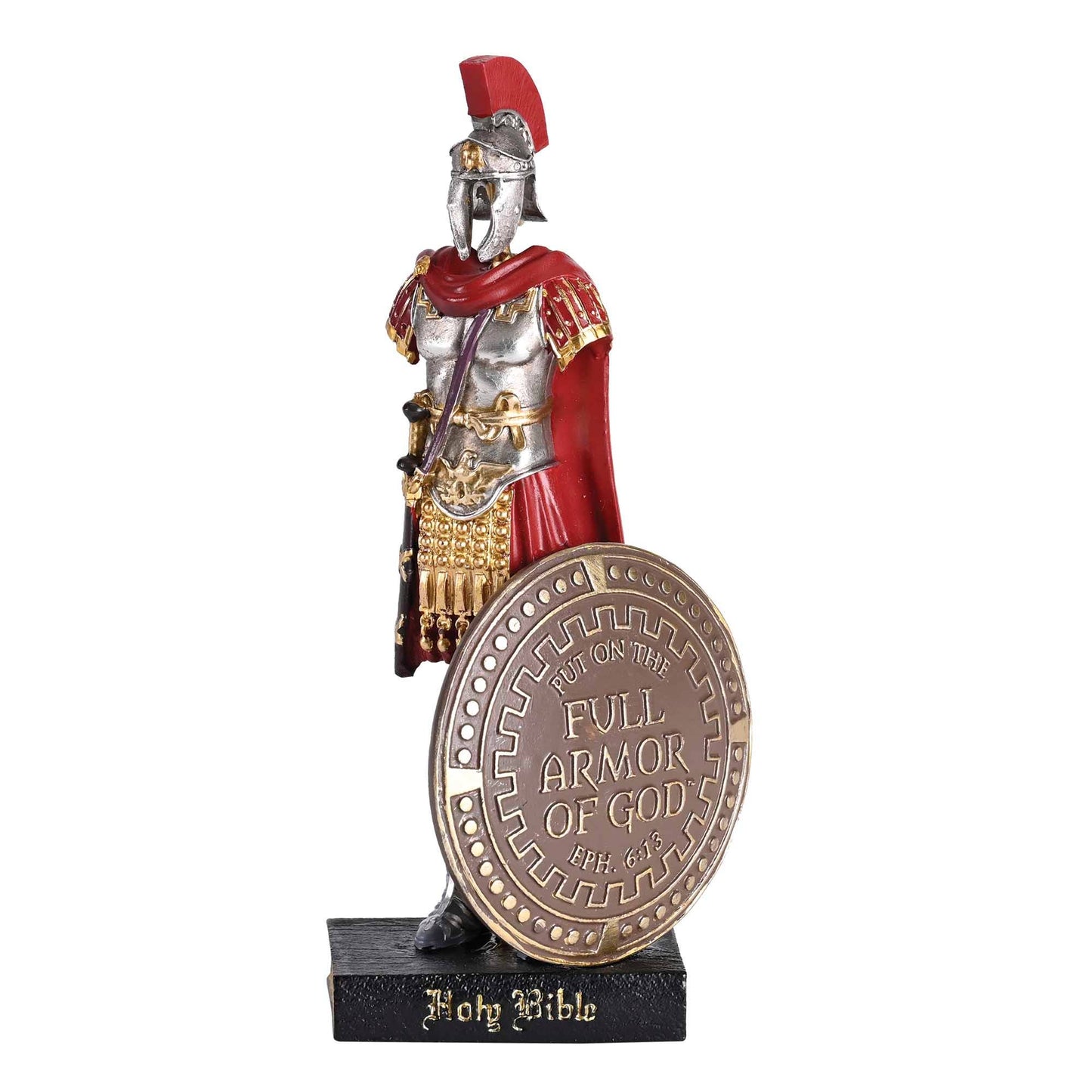 Figurine Full Armor Of God Red Gold