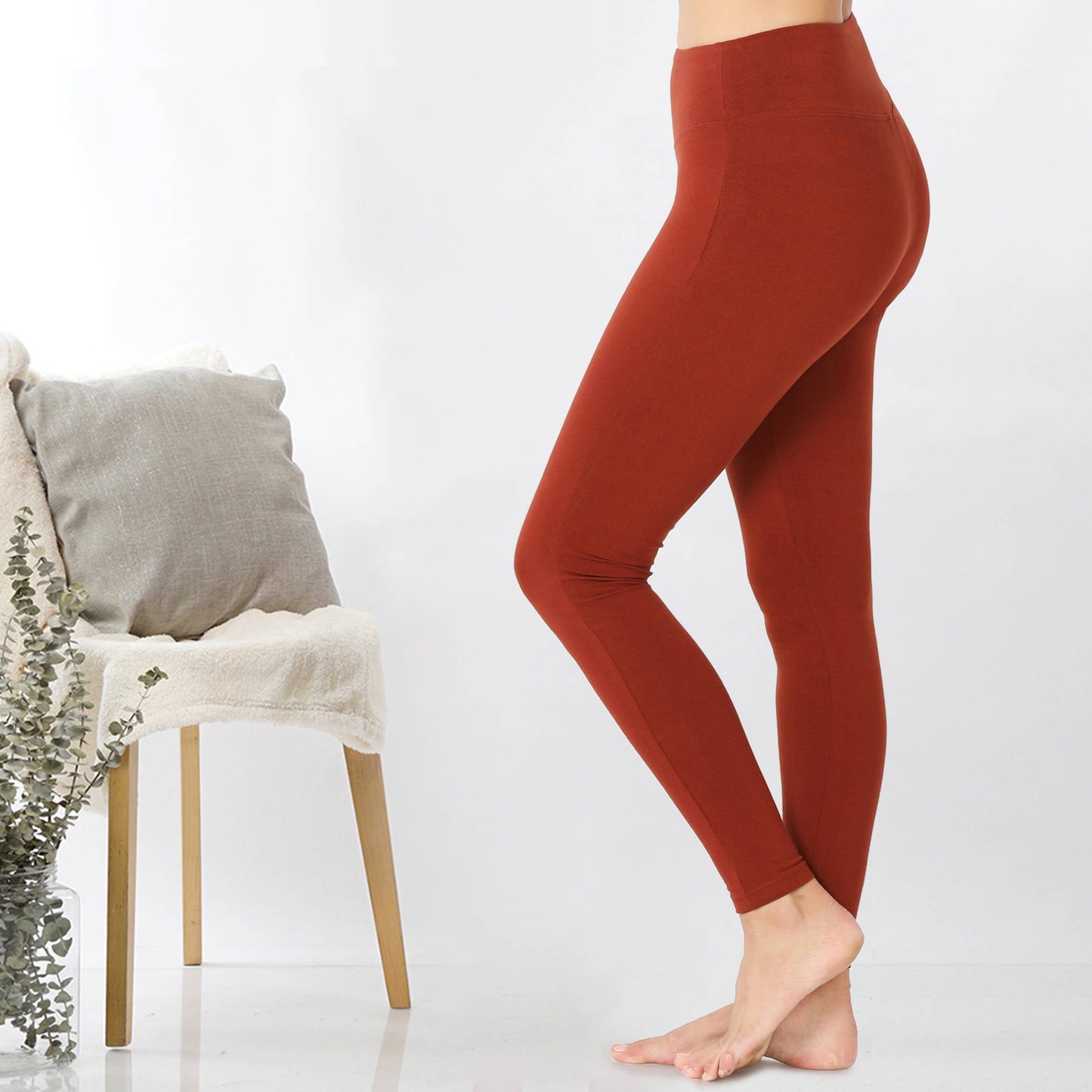 `.Tummy control waistband leggings