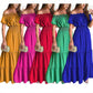 Women's Off-the-Shoulder Spring Short-Sleeve Maxi dress
