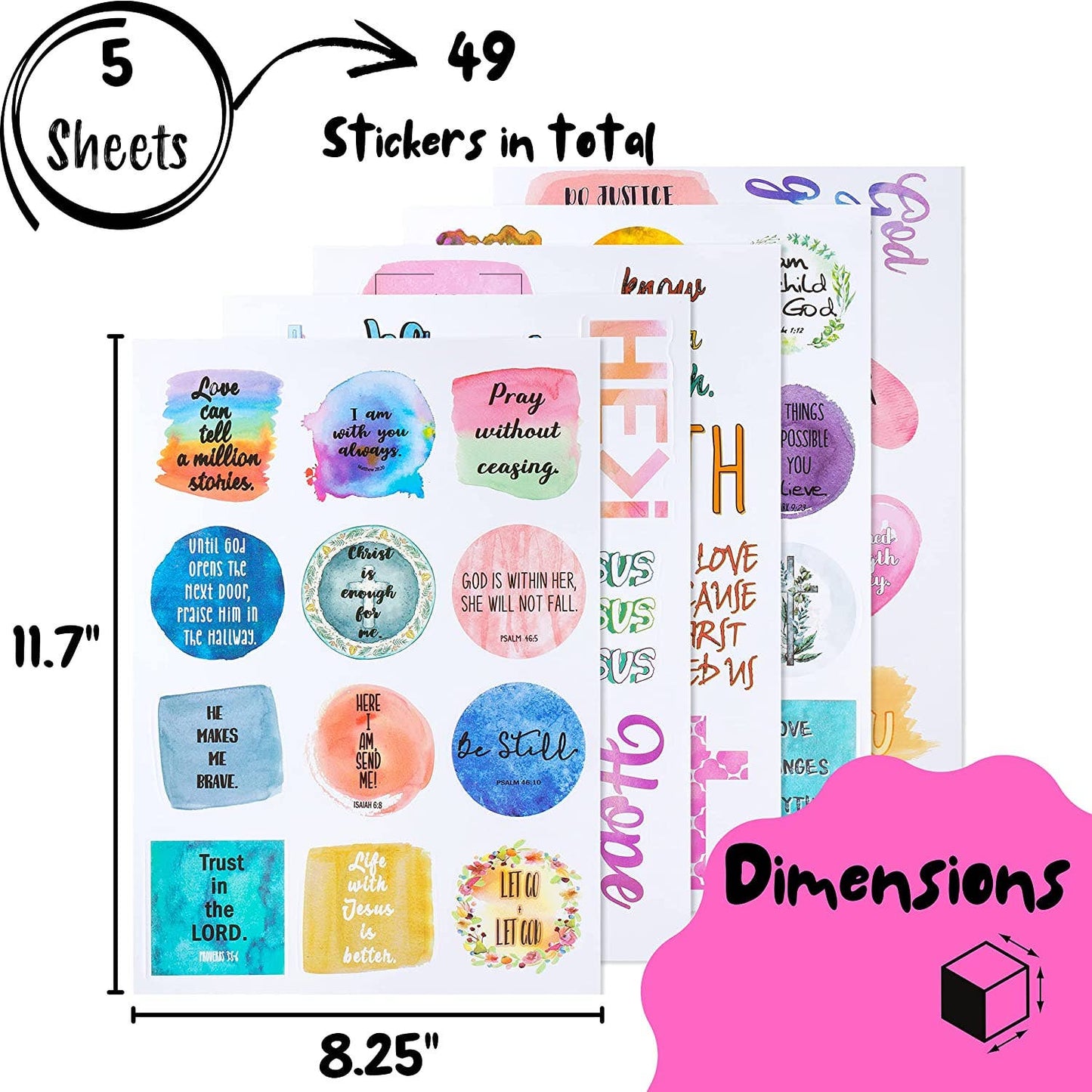 Christian Stickers for Faith and Inspiration