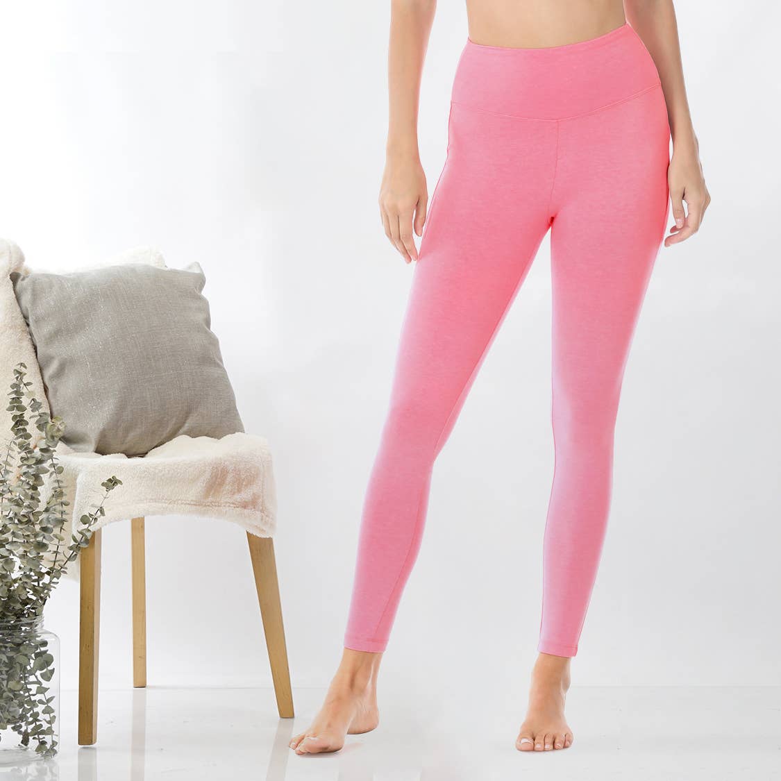 `.Tummy control waistband leggings