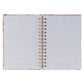 Journal Wirebound Pink Floral His Grace 2 Cor. 12:9