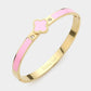 Quatrefoil Hinged Bracelet