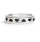 Stainless Steel spinner Heart Ring