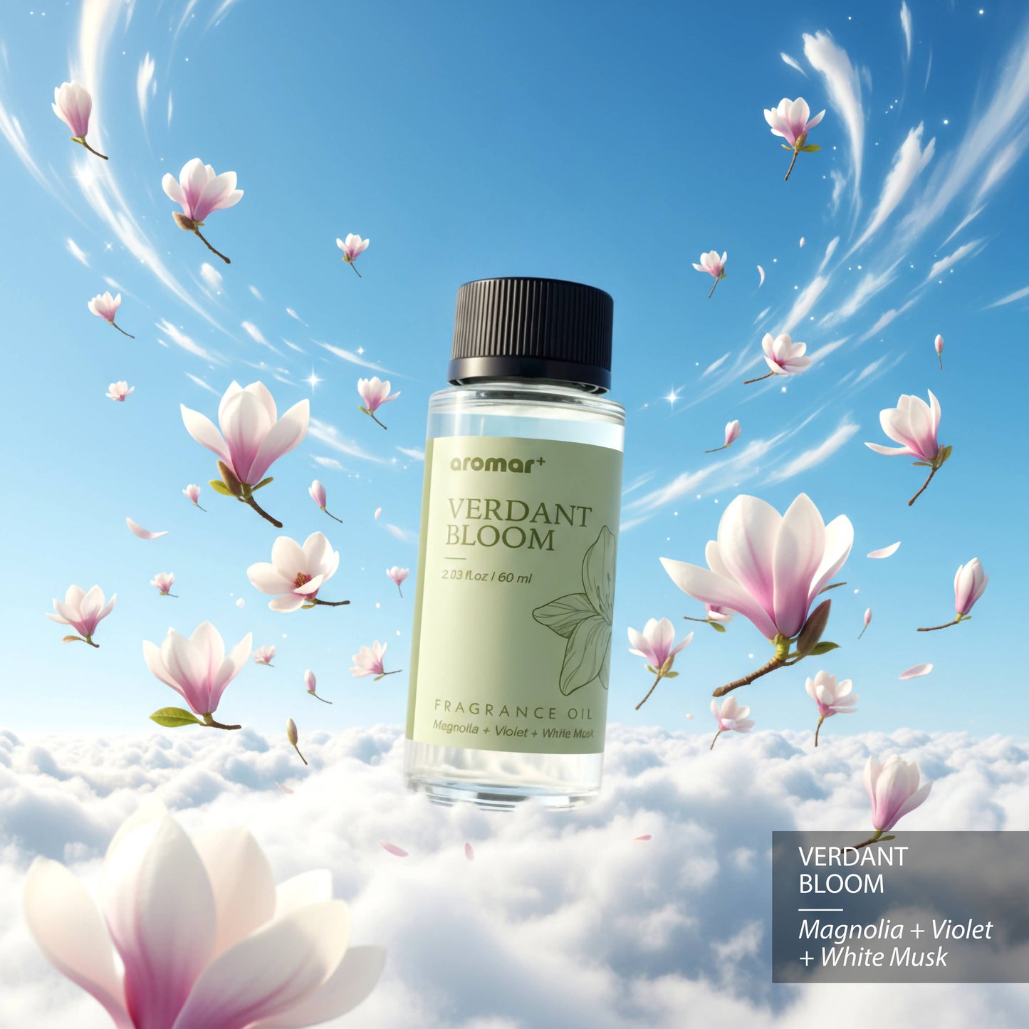 Aromar Plus - Fragrance Oil 2oz - Verdant Bloom