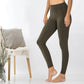 `.Tummy control waistband leggings