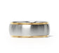 Stainless steel Gold Edge Ring