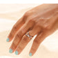 Stainless steel x Geometric Ring
