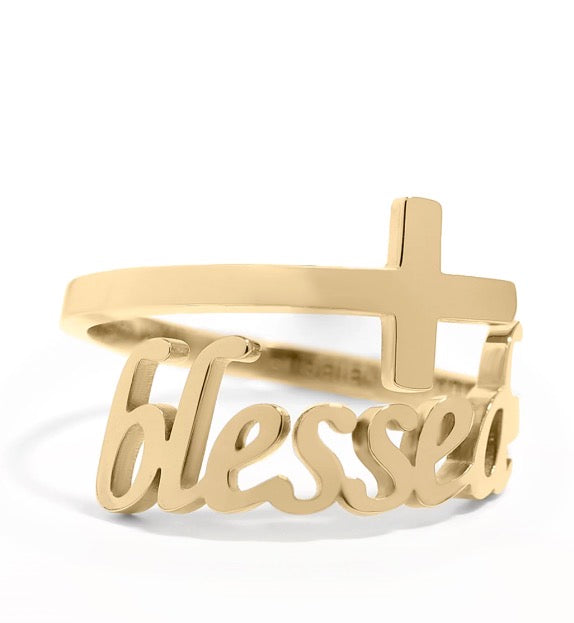 Blessed adjustable Ring