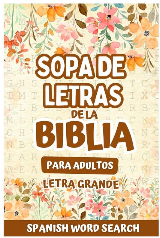 Sopa de letra para adultos-Letra Grande