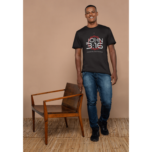 John 3:16  Men's T-Shirt