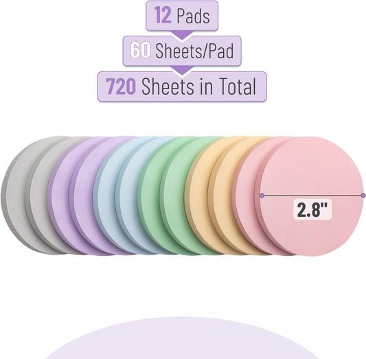 Colorful Round Sticky Notes