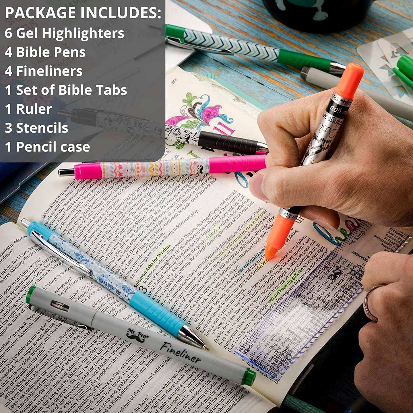Mr. Pen Bible Journaling Kit and Supplies